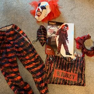 Convict clown costume